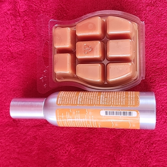 NEW, Set of 2 Scentsy Authentic Scent. Pumpkin Cinnamon Swirl Room Spray & Wax. - Picture 2 of 5
